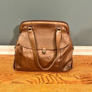 Vanessa Bruno Brown Leather Shoulder Bag